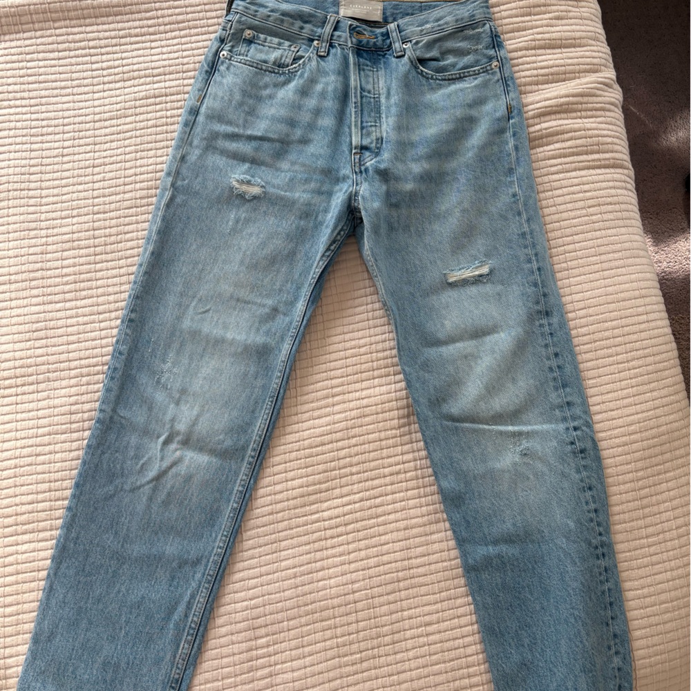 Everlane the relaxed straight fit organic cotton